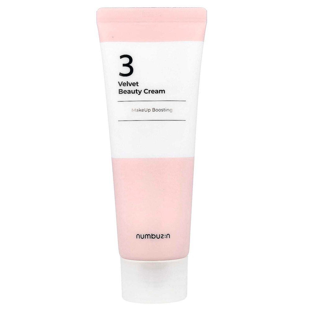 Numbuzin, № 3 Velvet Beauty Cream, крем для усиления макияжа, 60 мл (2,02 жидк. унц.)