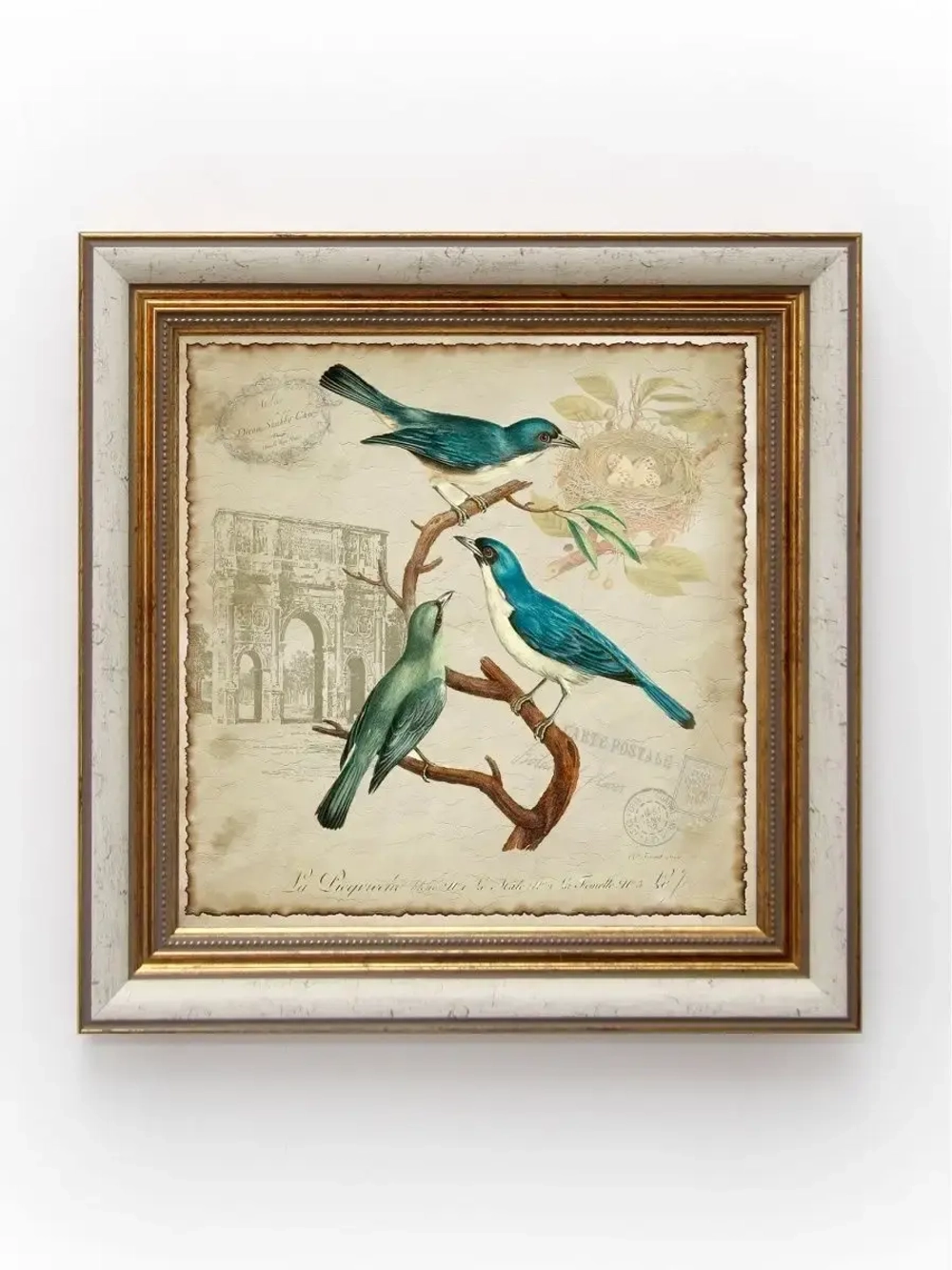 Картина на стену интерьерная на холсте 25х25см