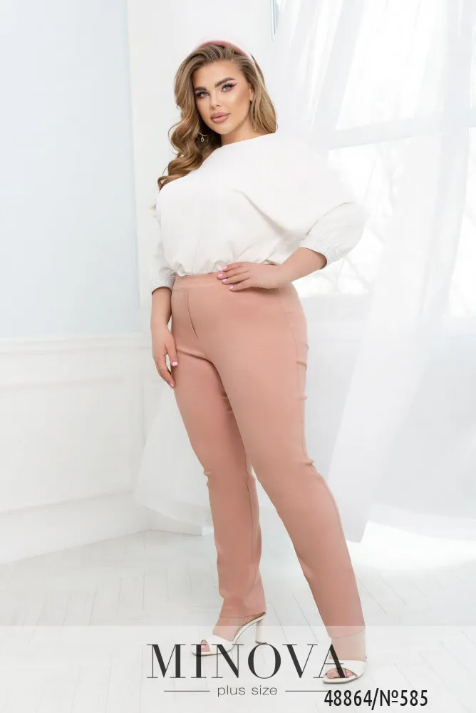 Брюки 585-персик Minova