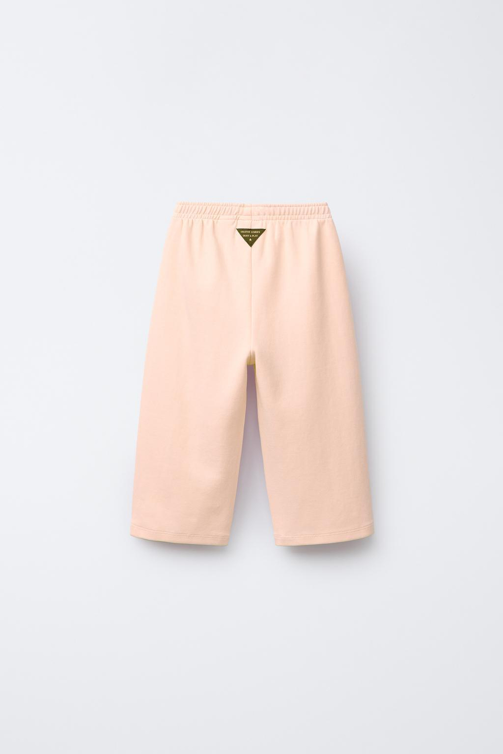 Брюки wide leg из ткани интерлок