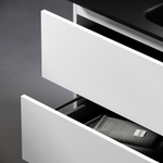 Тумба подвесная под раковину Sancos Urban, белый глянец 590х450х550