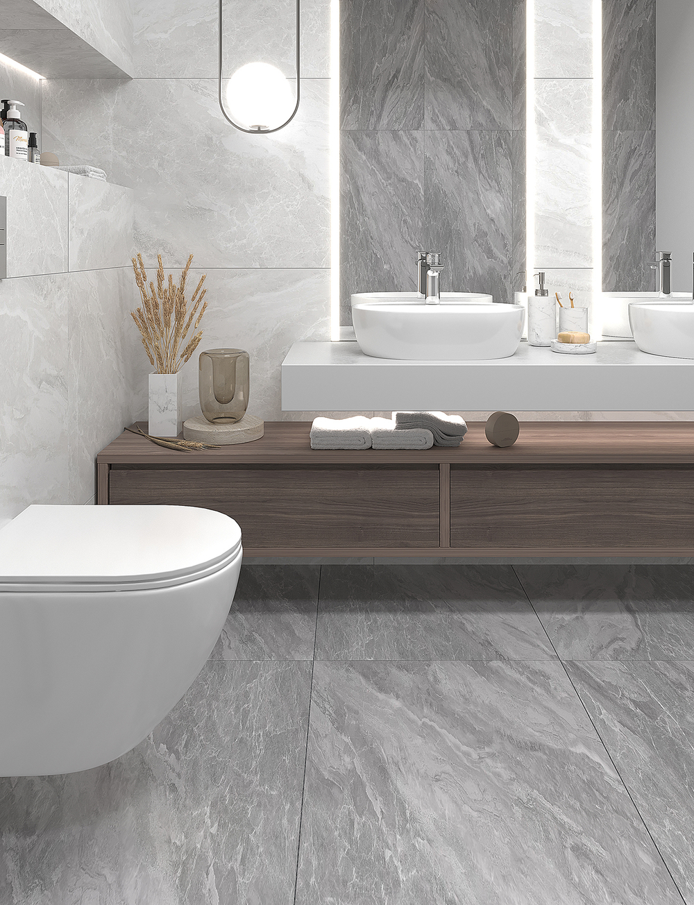 Staro Luna Rossa Imperial Grey Carving Satin 60x120