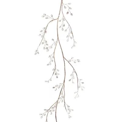 Ветка декоративная «Сказочные переливы» 100 см, Золото