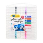 Маркер для скетчинга Basir, акриловый, трехгранные, белый корпус, 80 цветов