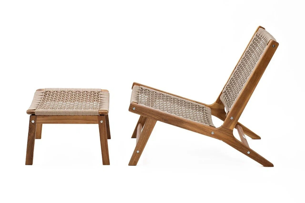 Кресло-лаунж из акации CALISTO