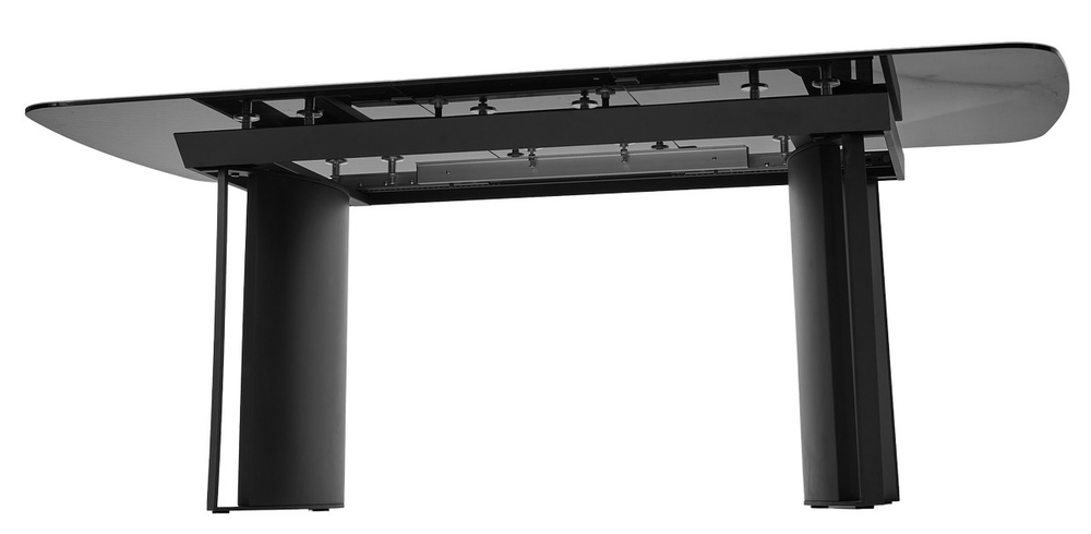 Стол М-City DISAUR Расмус (Rasmus) 160 Tl-45 Белый мрамор, Испанская керамика, Черный