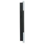 SKANDY Рамка 4-местная SK-F24Bl стекло черный IEK