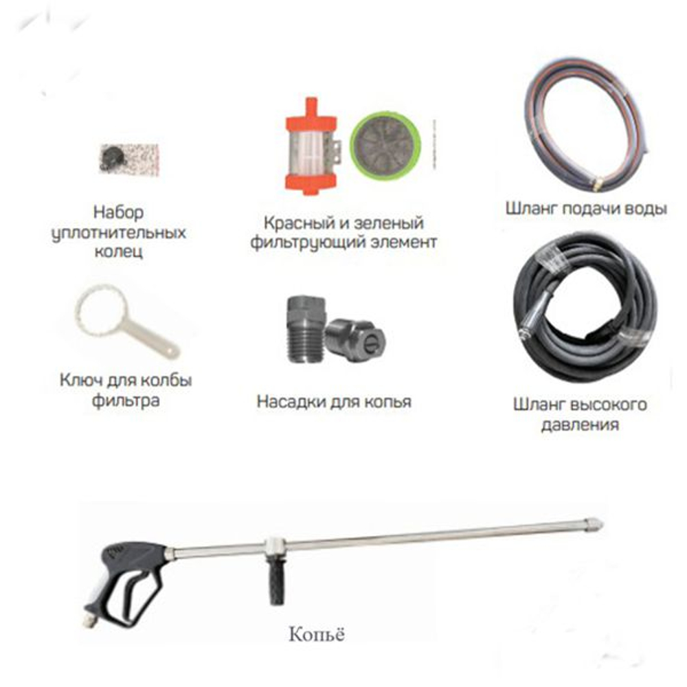 ТЕМП BNI2250 Аппарат высокого давления 500 бар, 22кВт, 22 л/мин, 380 В