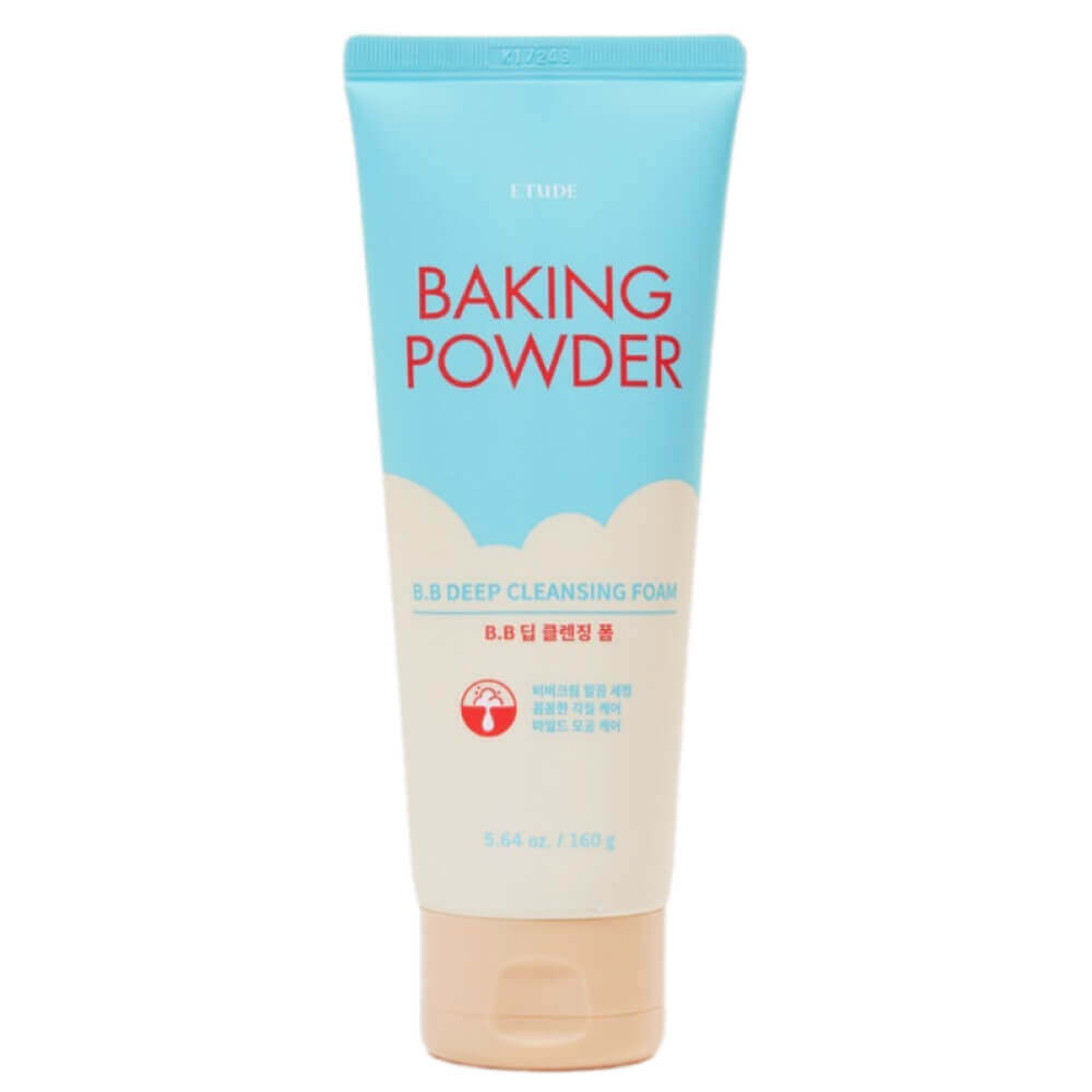 ETUDE HOUSE BAKING POWDER BB DEEP CLEANSING Очищающая пенка для снятия ББ-крема с содой 160 мл.