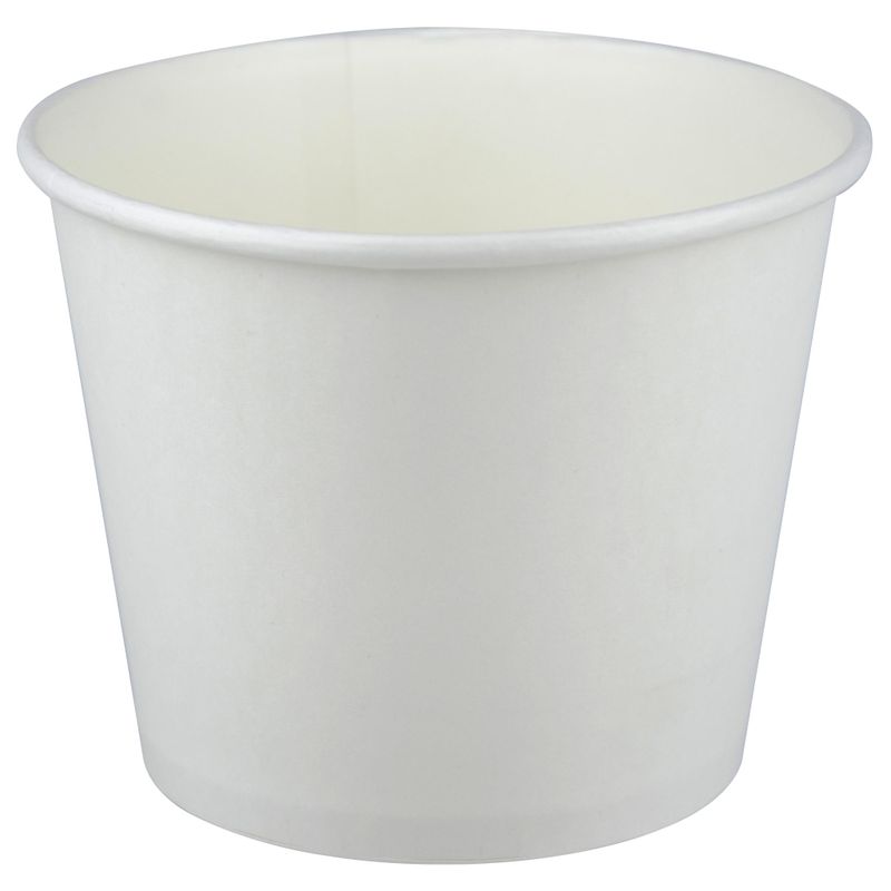 Ведро картонное Казахстан 1 л без крышки КРАФТ/БЕЛОЕ 25 шт/уп 12 уп/кор