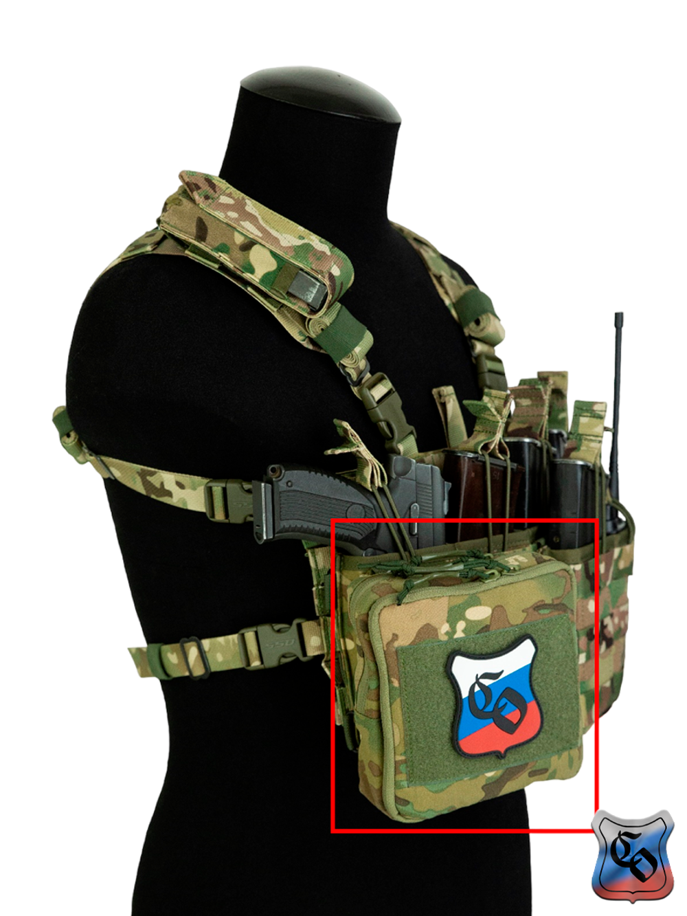 Подсумок SSO ОРГАНАЙЗЕР MOLLE. Сумка под карту и органайзер. Мультикам