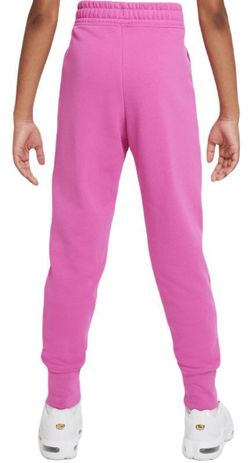 Штаны для девочки теннисные Nike Sportswear Club French Terry High Waist Pant - active fuchsia/white