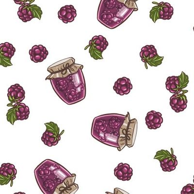 jar of blackberry jam