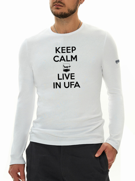 Лонгслив мужской «Живи в Уфе»
