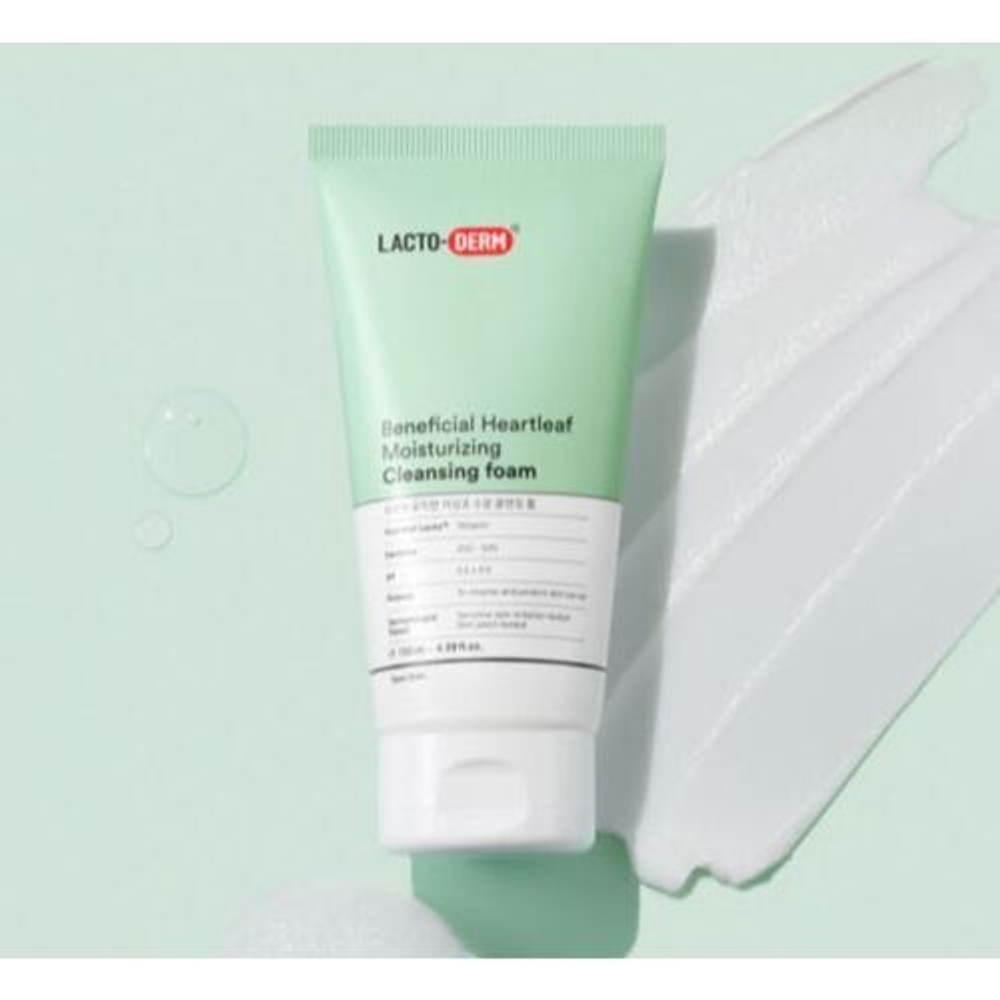 CKD Пенка для умывания - Lactoderm beneficial heartleaf moisturizing cleansing foam, 130мл