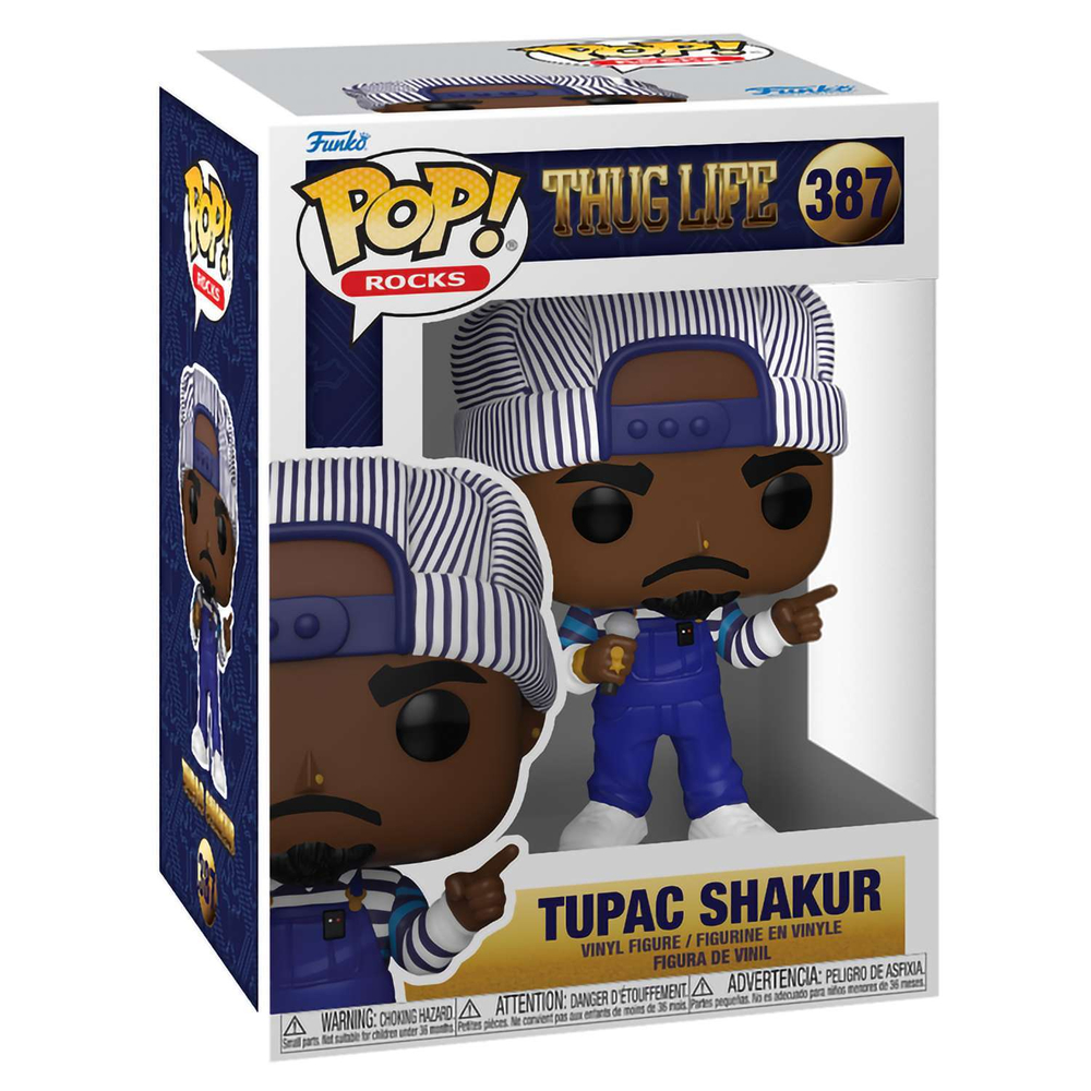 Фигурка Funko POP! Rocks - Thug Life Tupac Shakur In Overalls