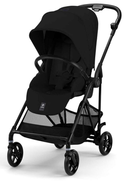 Прогулочная коляска Cybex Melio Carbon New Magic Black с дождевиком