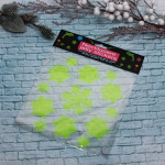 Наклейка декоративная «Сказочная снежинка» 26*20 см (светится в темноте)