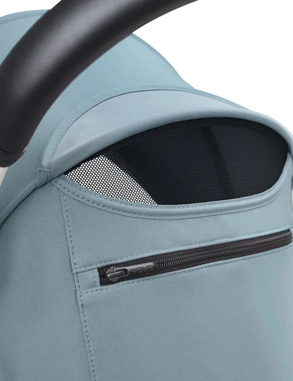 Коляска Stokke YOYO3 Newborn Shell - Newborn Pack рама чёрная Black 2 в 1 Aqua