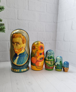 Матрёшка 5м 18см "Ван Гог" портретная