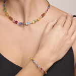 Браслет Coeur de Lion Multicolor Rainbow-Gold 5020/30-1535 цвет мультиколор