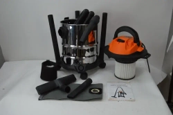 Пылесос строительный DVC-15 (DAMAN, 230В,50Гц,1400Вт, пылесборник 15л, нерж.сталь, шланг 2м)