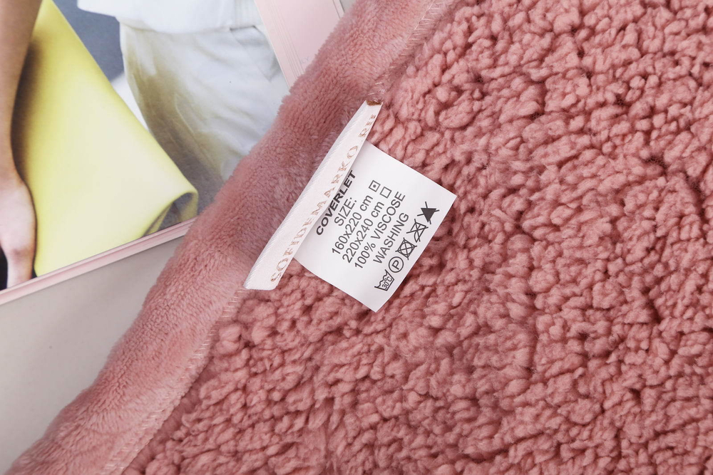 Плед 220х240 Sofi De MarkO Флориан пудра