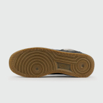 Кроссовки Nike Air Force 1 Mid L.Grey / D.Grey with Fur Wmns