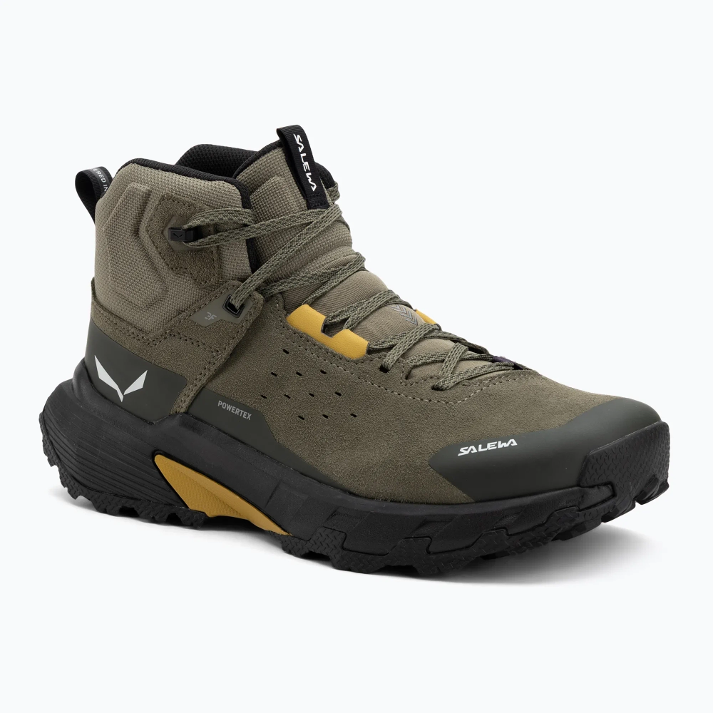 Ботинки Salewa Pedroc 2 Leather Mid PTX faded green/dark olive