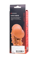 Насадка Kokos с дополнительной стимуляцией телесная 15,6 см