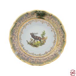 Набор глубоких тарелок Repast Охота зеленая Мария-тереза 22,5 см 6 шт