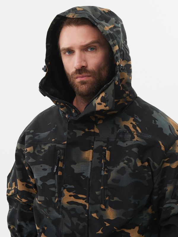 Костюм демисезонный Горка-5 ткань Смесовая Рип-Стоп цвет Мультикам City (С110-1BLACK)