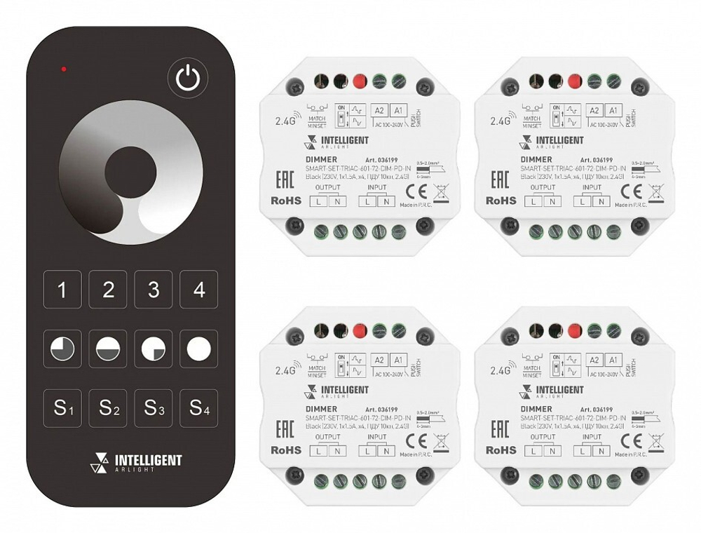 Контроллер-диммер с пультом ДУ Arlight TRIAC 036199