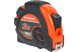 Рулетка, ударопрочный корпус, обрезиненная, 3м PATRIOT MTP-3 350005003
