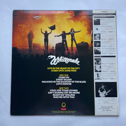 Винтажная виниловая пластинка LP Whitesnake Live In The Heart Of The City (Япония 1980) (Оби)