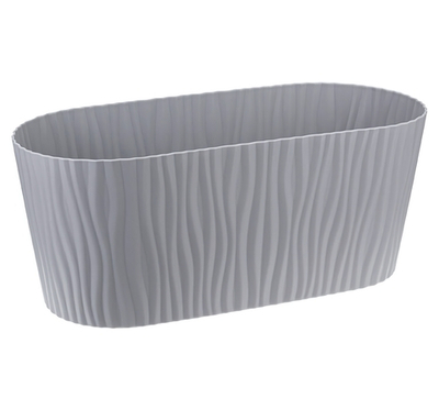 Кашпо ВОЛНА 4,2 л овальное с вкладышем М3191