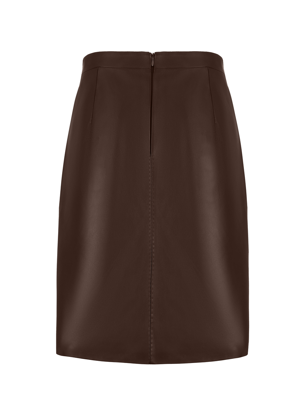 Юбка шоколадного цвета