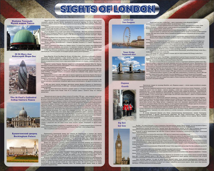 Стенд "Достопримечательности Великобритании"