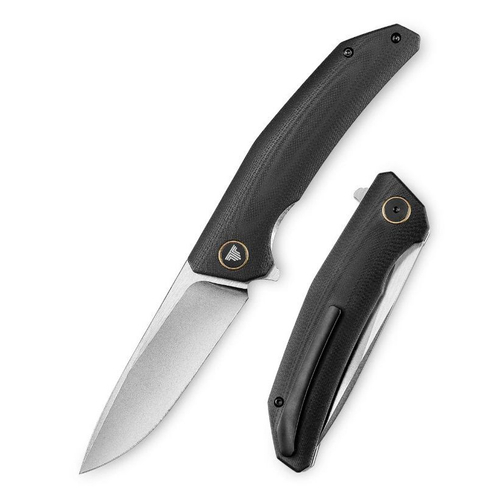 Складной туристический нож TRIVISA Phoenix-BG клинок N690 рукоять G10 и титан (черный)