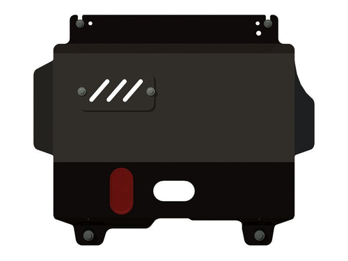 Защита картера и КПП Sheriff для Fiat Albea I Рестайлинг 2005-2012 арт.07.1066