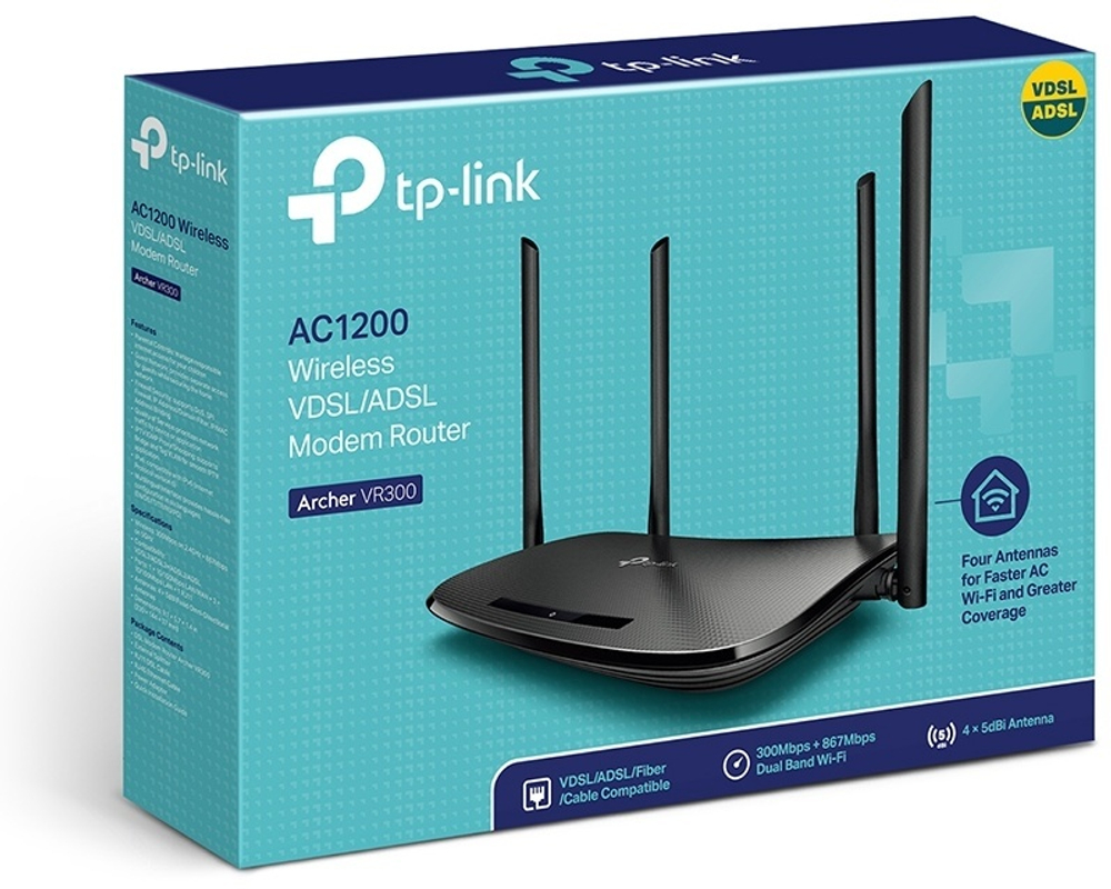 Wi-Fi роутер TP-LINK Archer VR300