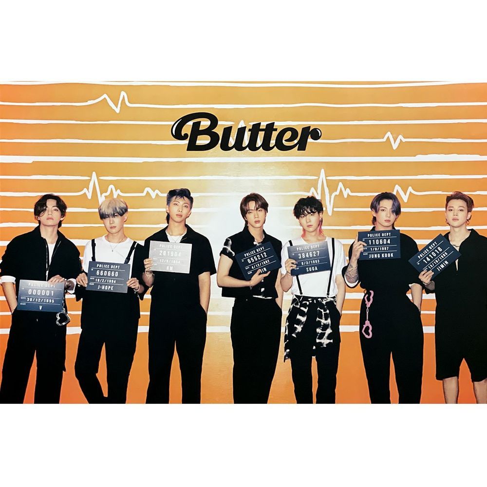 Официальный постер BTS - BUTTER (Cream ver.)