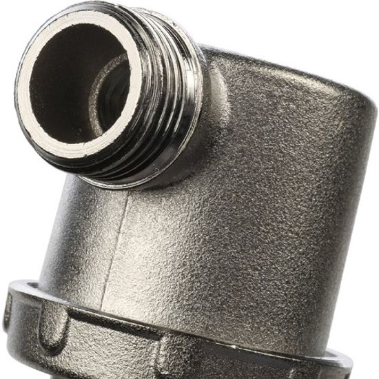Воздухоотводчик Stout 1/2" автоматический угловой, вертикальный выпуск, никель (SVS-1013-000015)