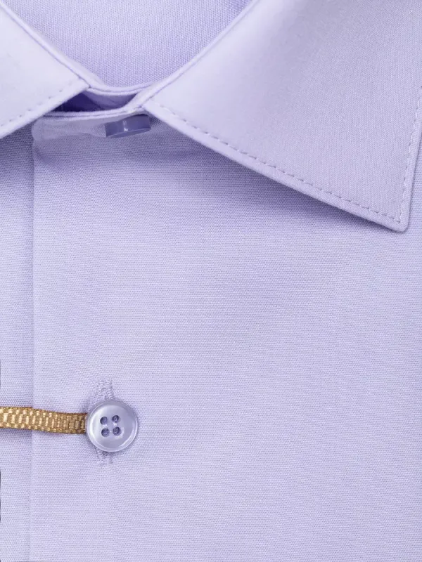 Рубашка на высокий рост LONG SLIM FIT с длинным рукавом, лавандовая