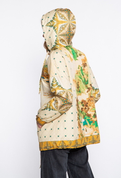 Куртка "Вода и Горы", по мотивам пейзажа китайского художника Гун Сианя