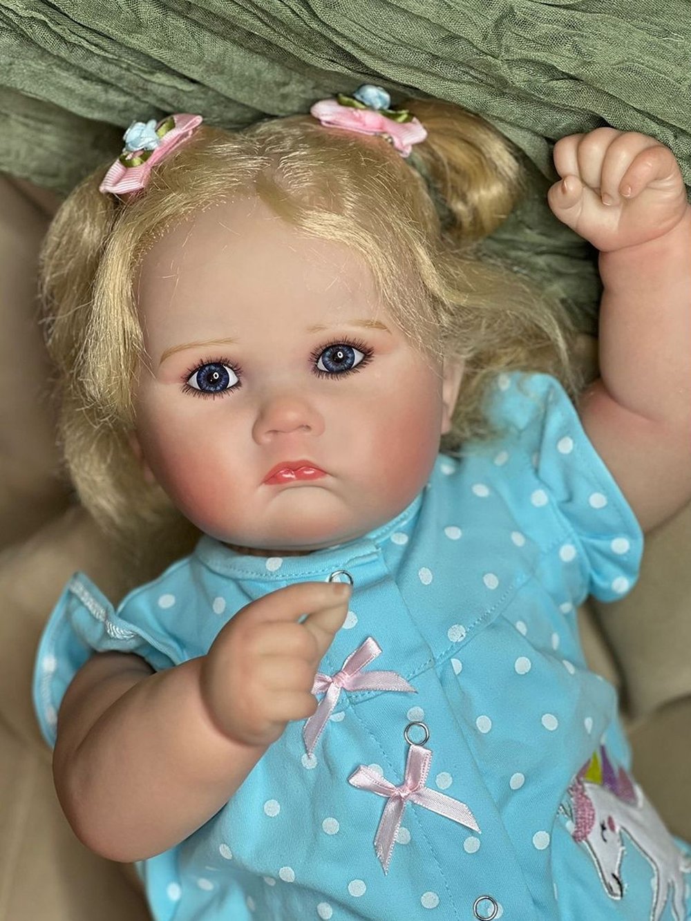 Кукла Реборн мягконабивная 60см в пакете (FA-005A)