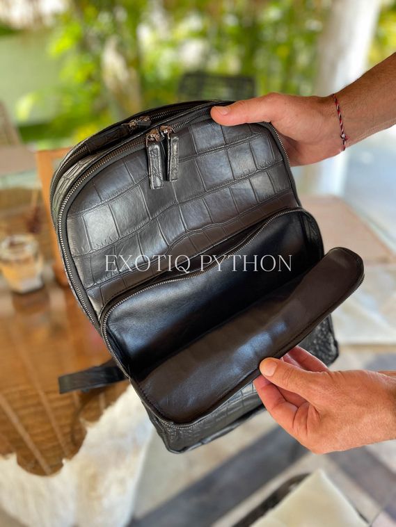 Мужской рюкзак из кожи крокодила BG-480