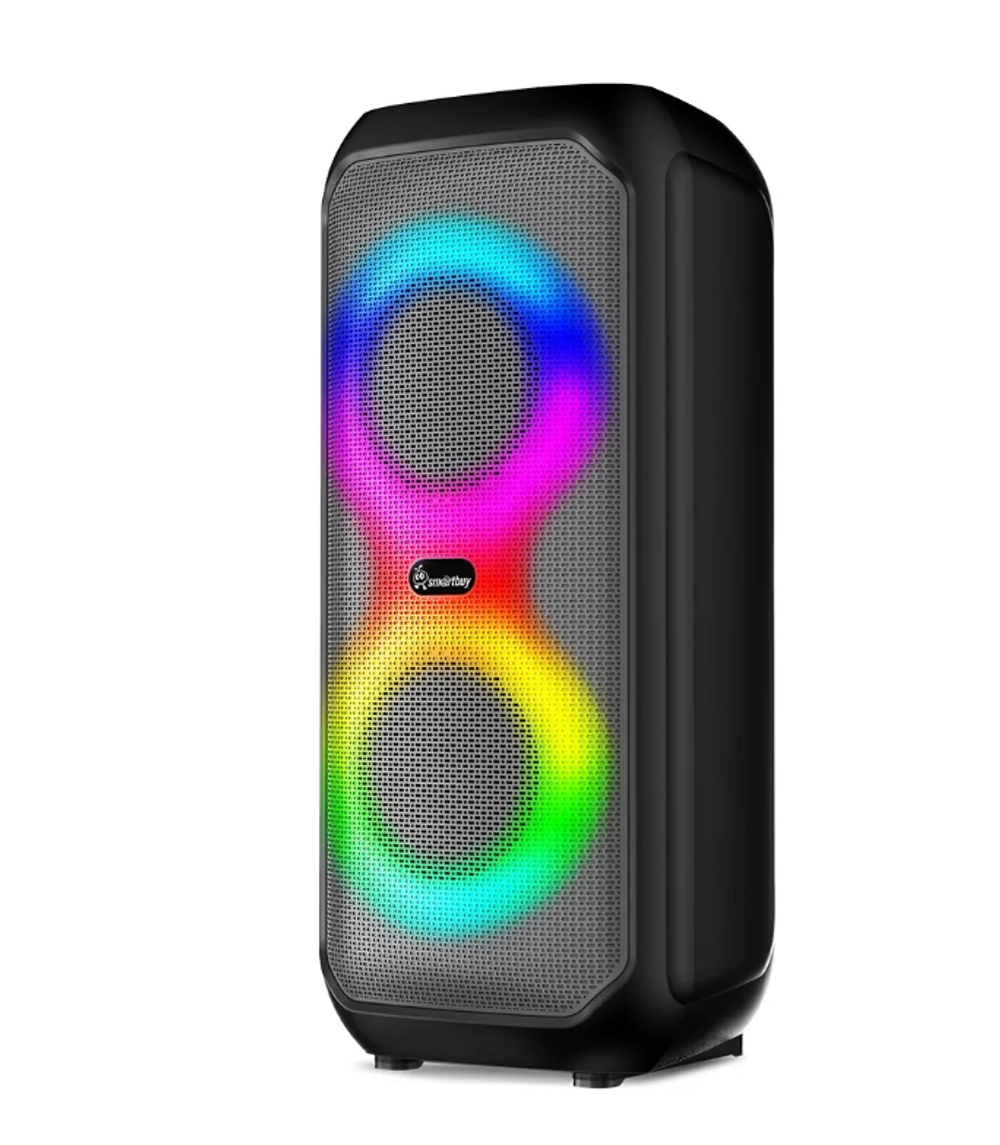 Портативная акустика напольная Smartbuy REAVER 2, 24 Вт, RGB, Bleutooth/USB/MicroSD/FM