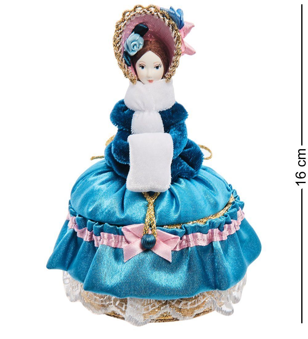 RK-734/ 1 Кукла-шкатулка «Дама с муфтой»