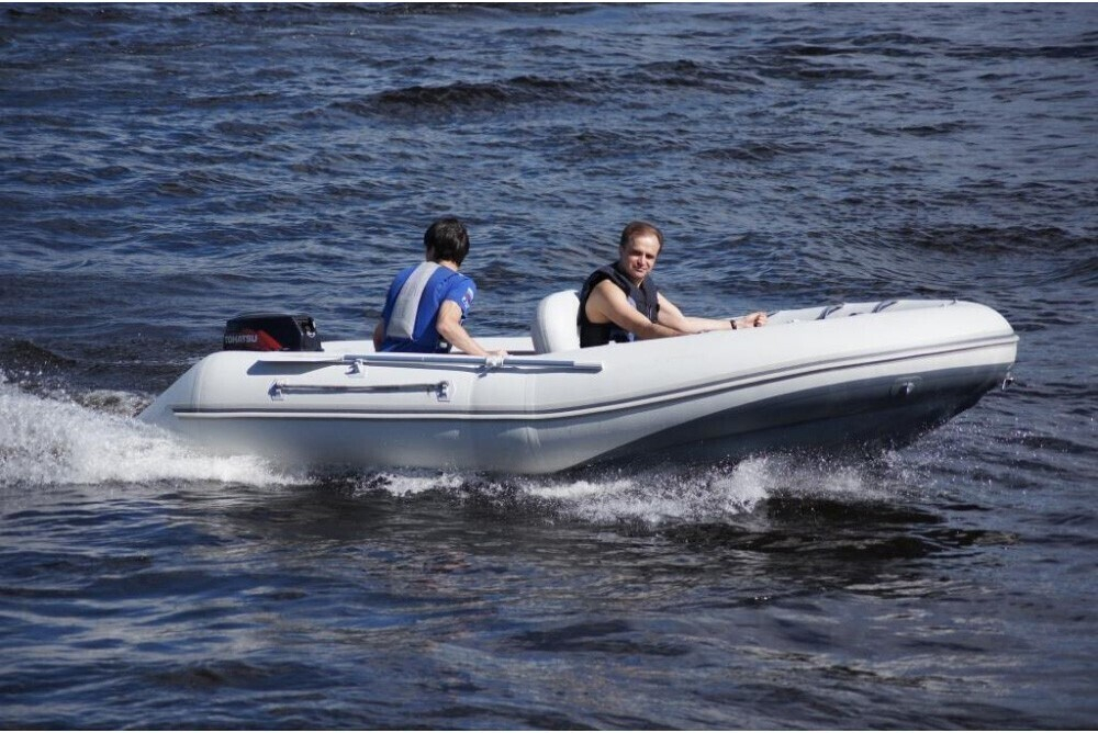 Надувная ПВХ-лодка BADGER Air Line 360, Серый